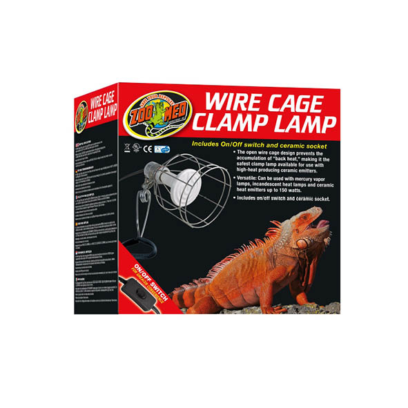 Wire Cage Clamp Lamp (max 150w)